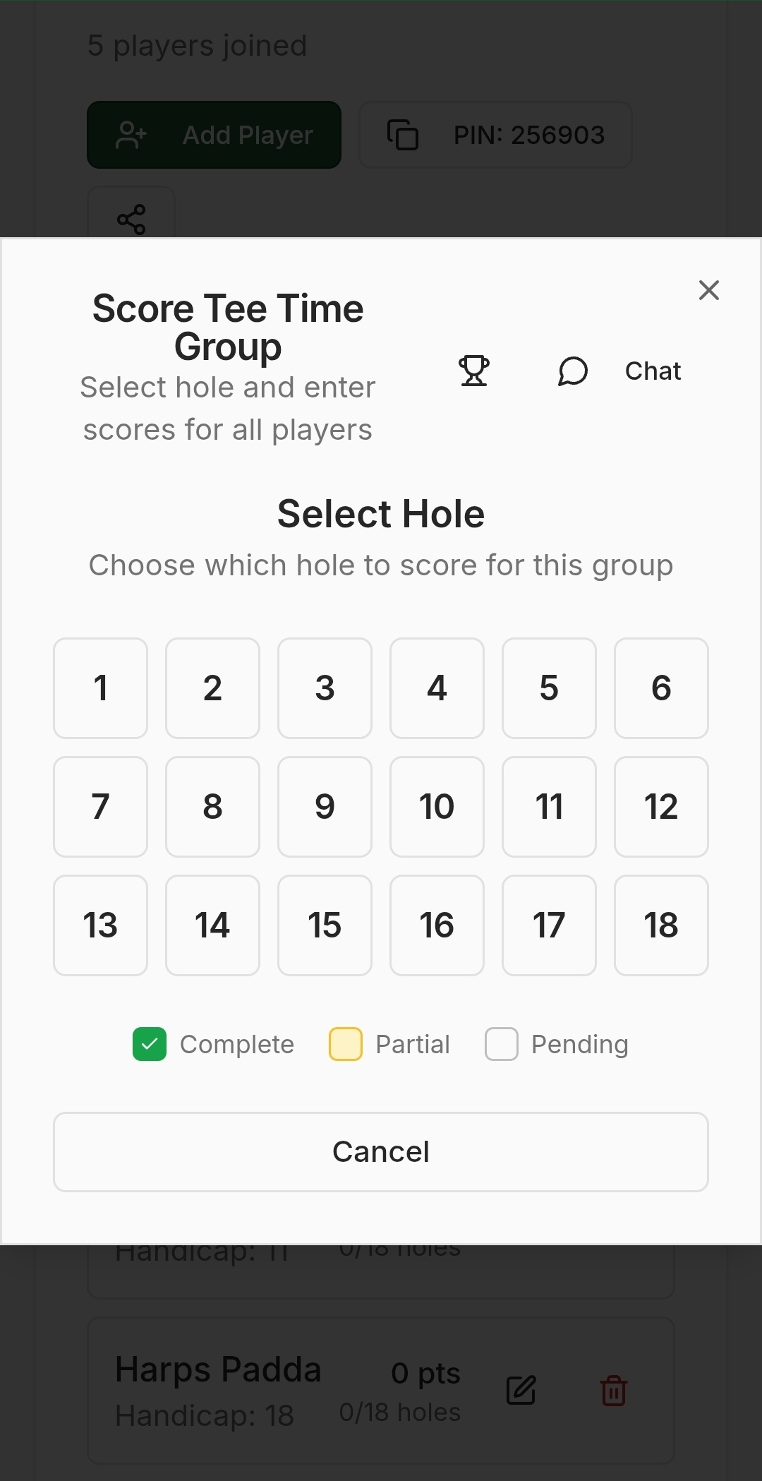 Entry Point The Score Par-G - Professional Golf Scoring App | Tournament Management & Live ...
